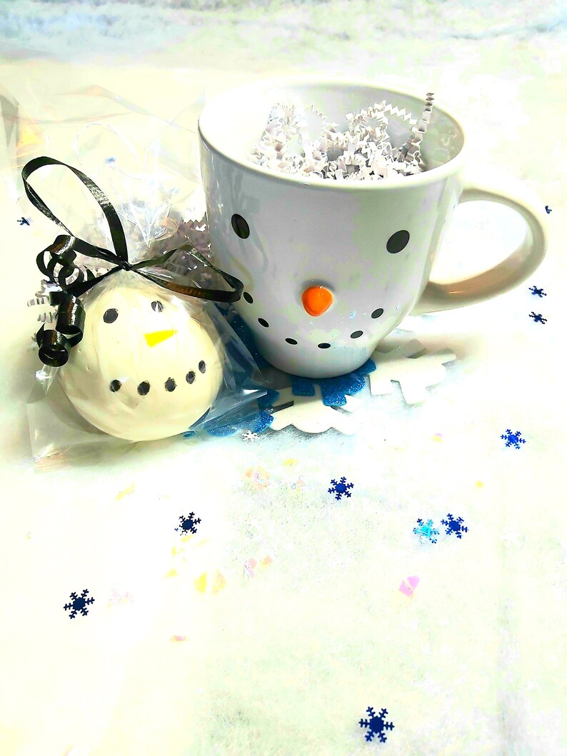 hot chocolate bomb with mug