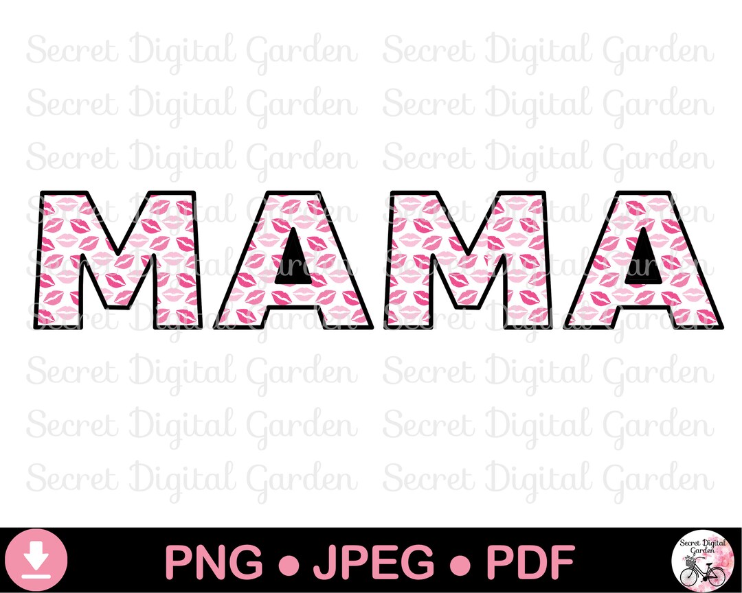 Mama PNG Valentine PNG Designs Hearts DIY Sublimation Graphic - Etsy