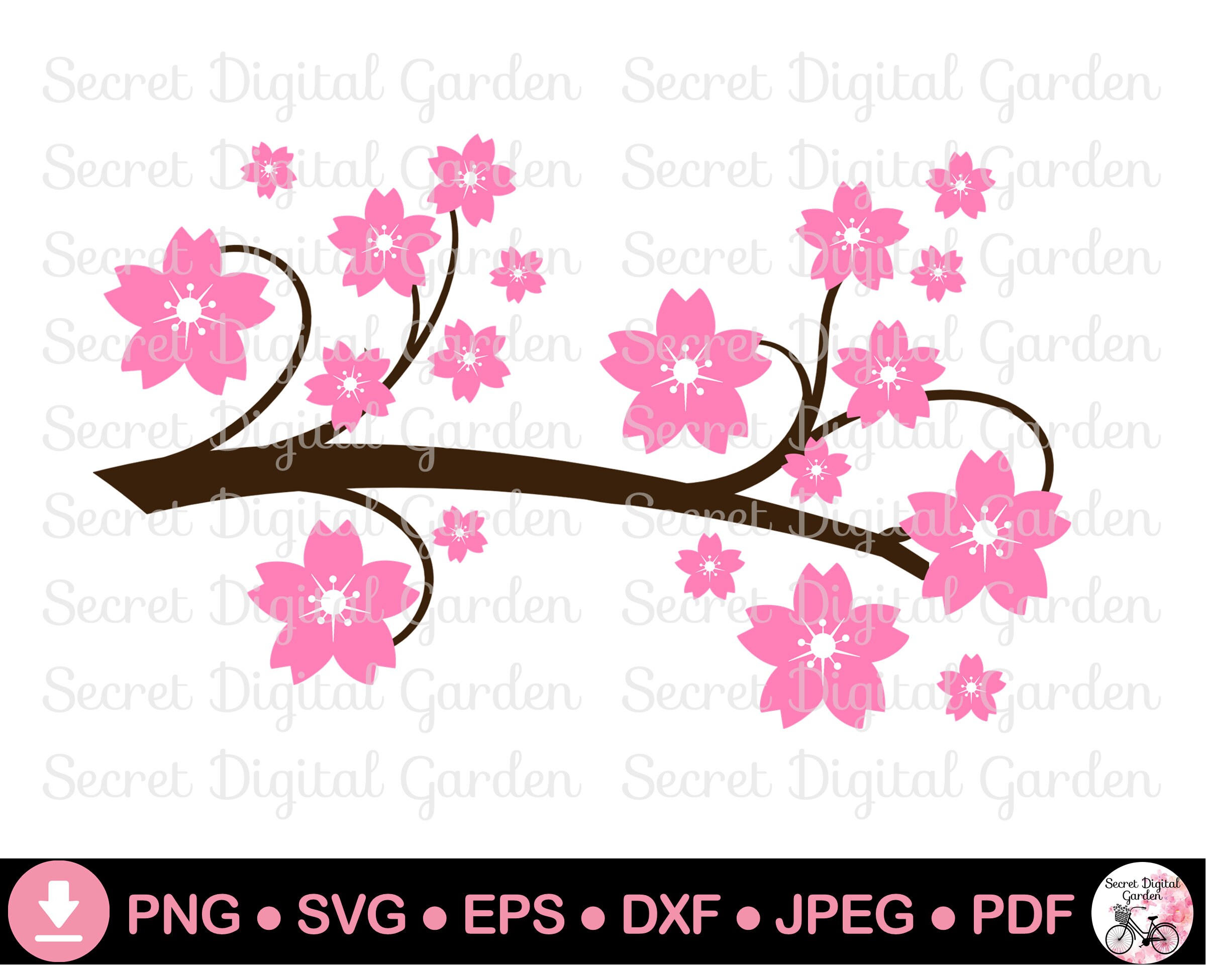 Cherry Blossom Svg For Cricut
