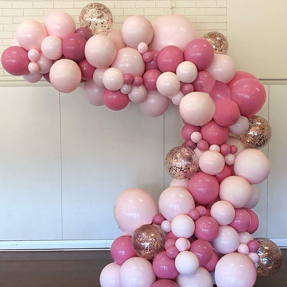 120Pcs Pink Balloons Garland Arch Kit Dust Rose Gold Etsy 120Pcs Pink Balloons Garland Arch Kit Dust Rose Gold Etsy