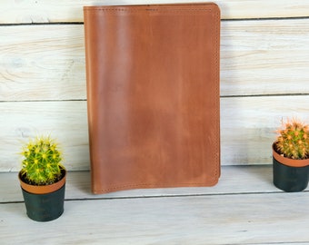 Handgefertigtes Vintage Leder Notizbuch Cover: Personalisiertes A5 A6 Journal