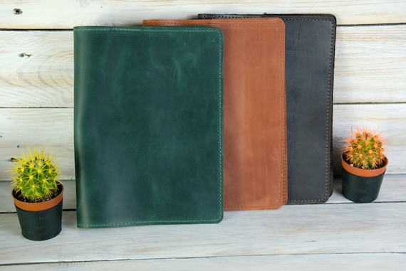 Handmade Leather Notebook Cover: A5 B6 A6 A4 B5 Moleskine Leuchtturm Hobonichi Midori Sterling B6+