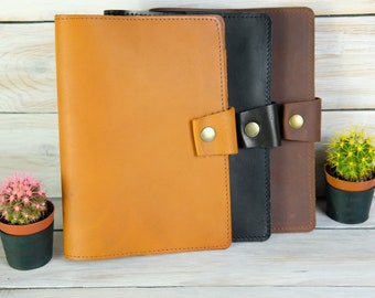 Personalisierte Notizbuchhülle aus Leder: Kostenlose Gravur, Hobonichi, A5 / A6 / B6