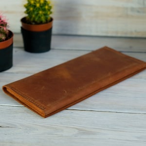 Cartera de cuero para hombres, cartera de cuero, personalización gratuita, grabado gratuito, billetera para mujeres, regalo para ella, billetera delgada, regalo para hermano,