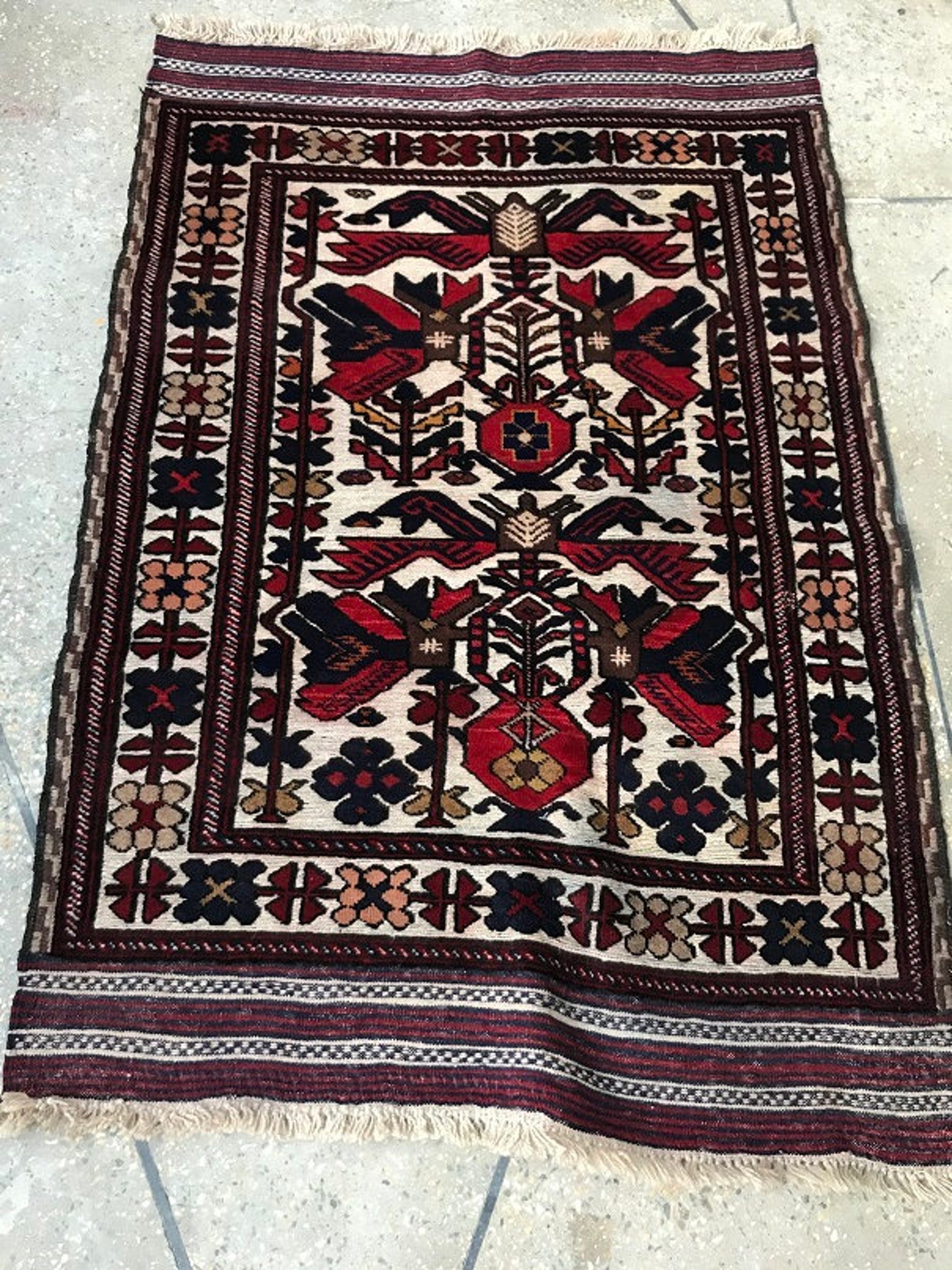 Afghan Handmade Kilims & Rug barjesta / Home decor rug / Etsy