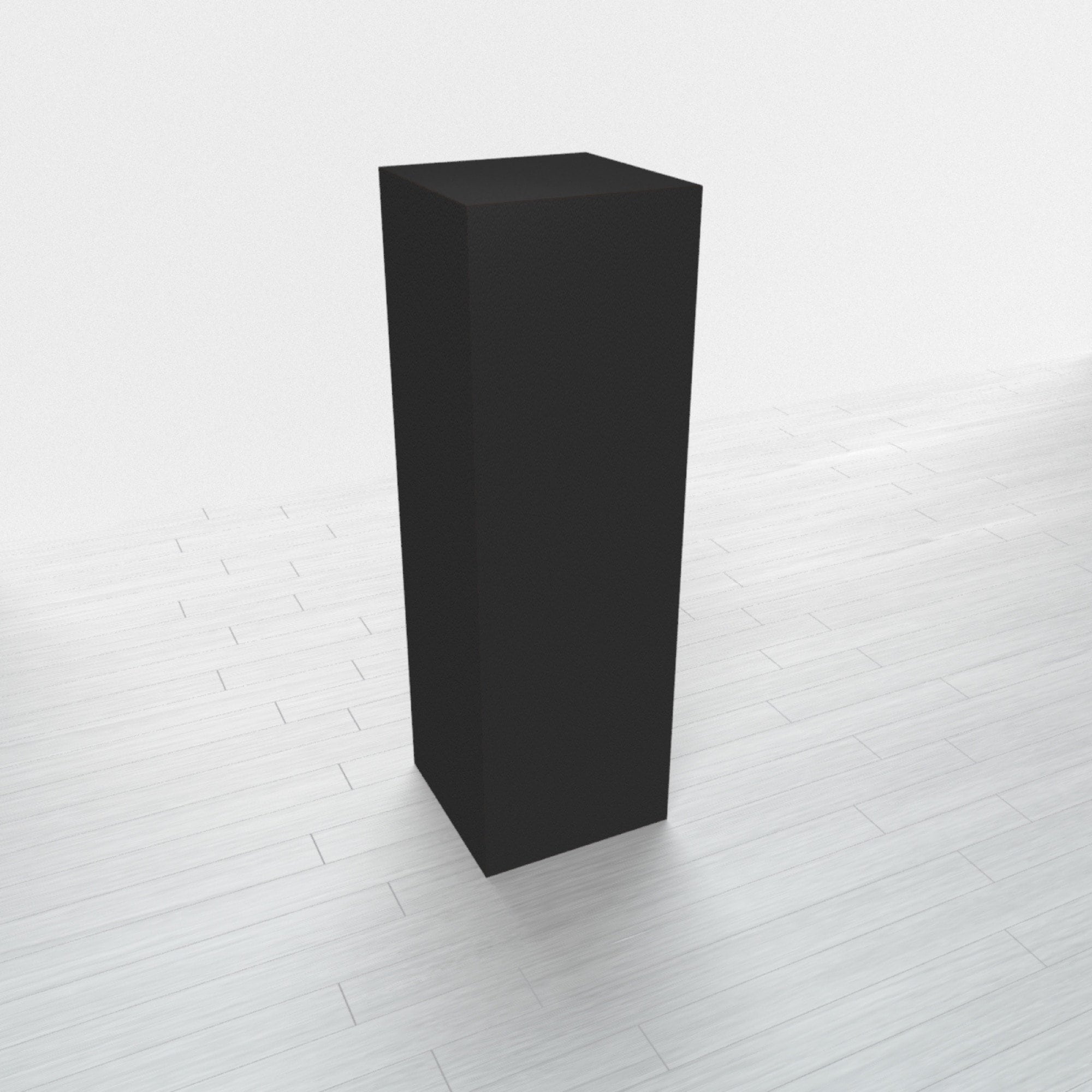 トップス Pedestal Rectangle Pedestal - Black Base + Black Top - 11.5