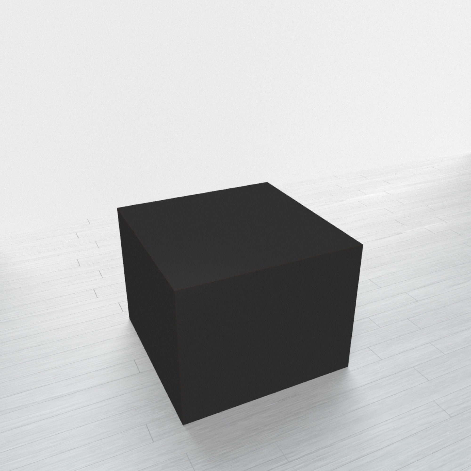 トップス pedestal Rectangle Pedestal - Black Base + Black Top - 23