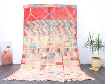 Gorgeous Authentic Boujaad Rug, Large Vintage Rug, Berber Carpet, Moroccan Area Rug, Vintage Boujaad Rug, Authentic Morocco Rug