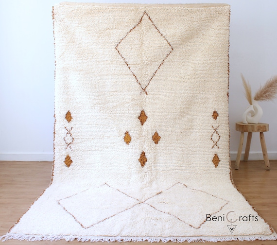 Moroccan Beni Ourain Wool Rug - Anisah - Äventyr - Bohemian Interior