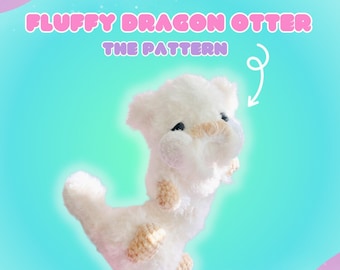 Dragon Otter- PDF Digital Crochet Pattern