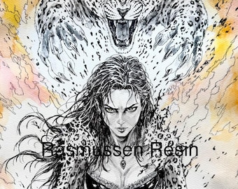 Shapeshifter- A5  art print- numbered and signed