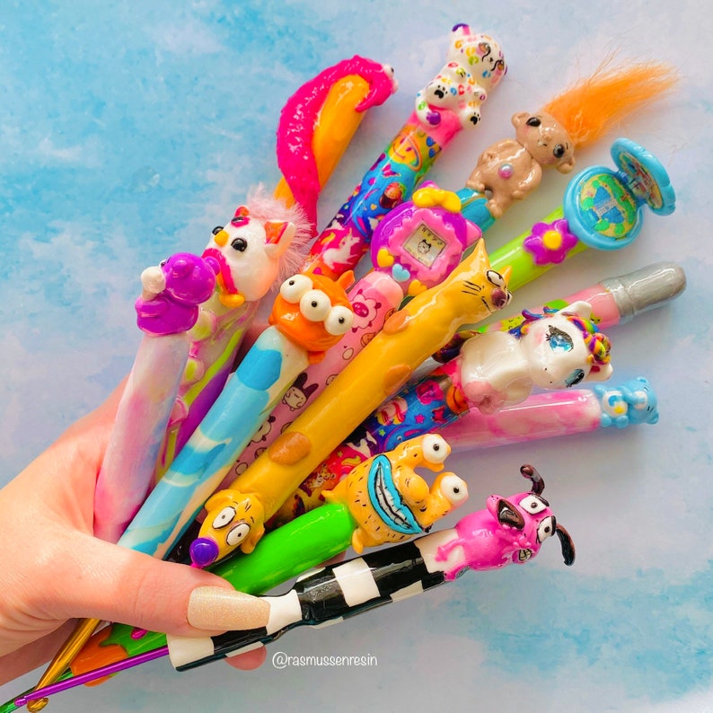 Custom Crochet Hook Commission Spaces/ hook/crochet/ crochet tools/ hooks/ custom image 1