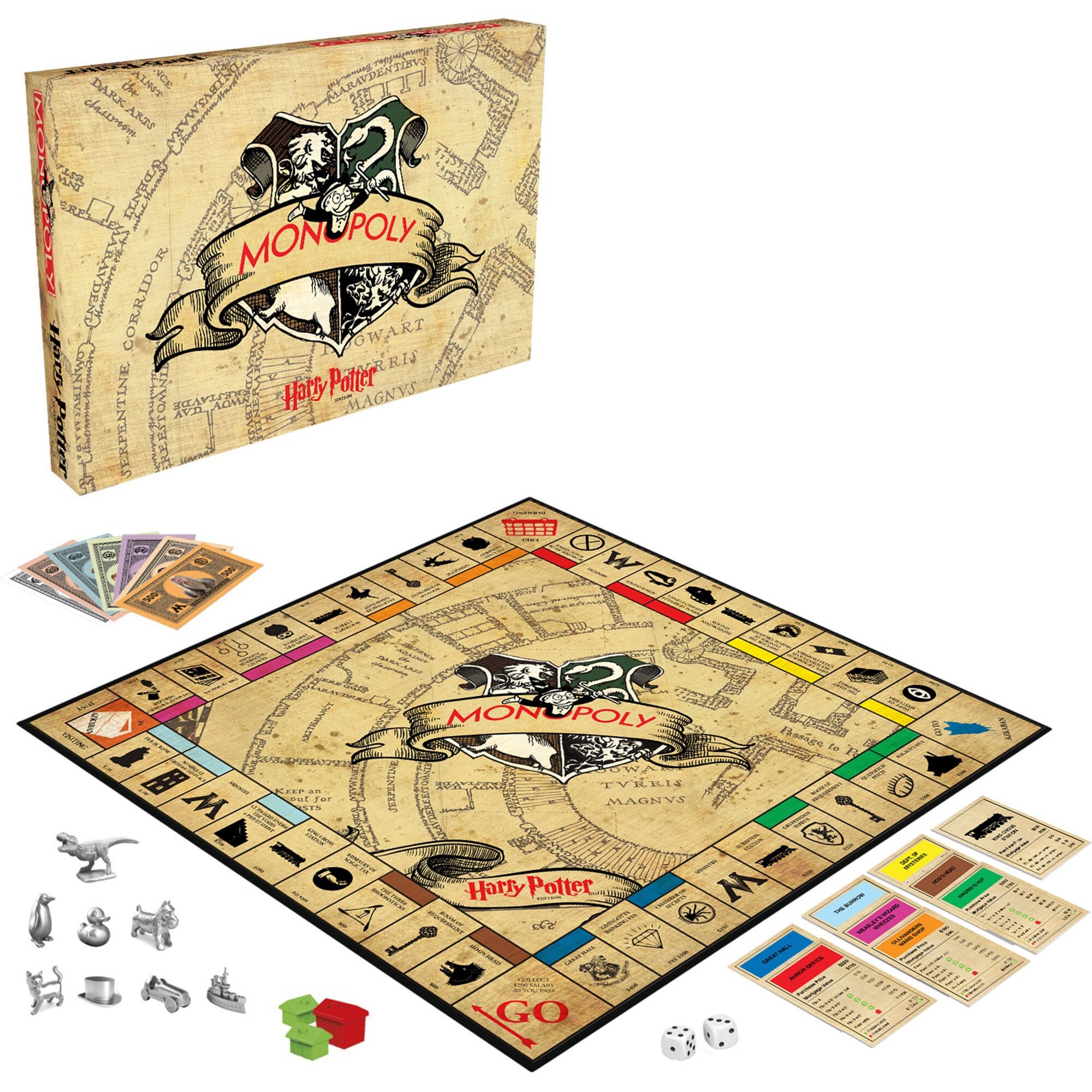 Custom Harry Potter Monopoly – Alien Workshop Design