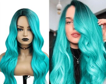 Blue wig australia clearance