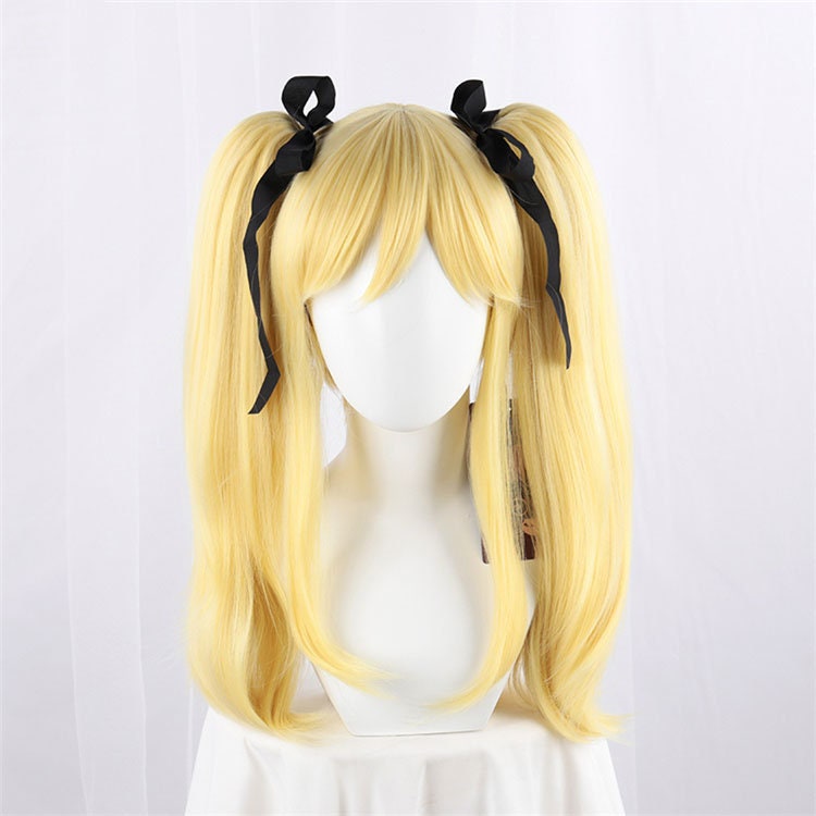 Dark Brown KUPARK 70cm Synthetic Hair Long Straight Wigs Cosplay Anime Costume 