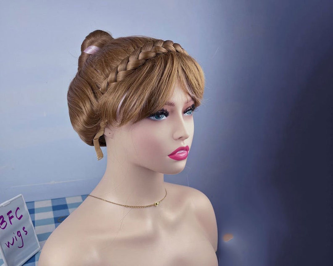 Wig Princess Anna Wig Cosplay Wig Brown Wig Halloween Wig Costume Wig ...
