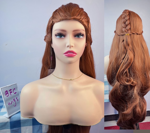 Long brown clearance hair costume wig