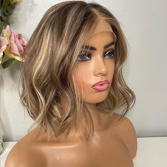 Brunette outlet bob wig
