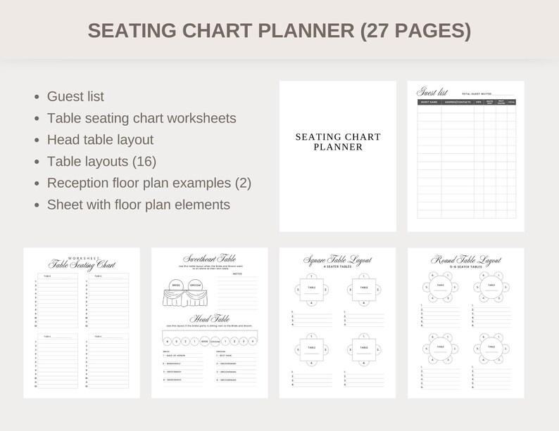 seating template