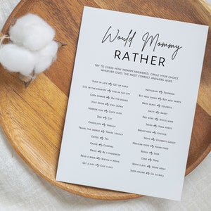 baby shower games