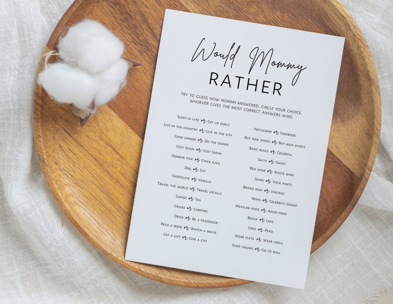 baby shower games