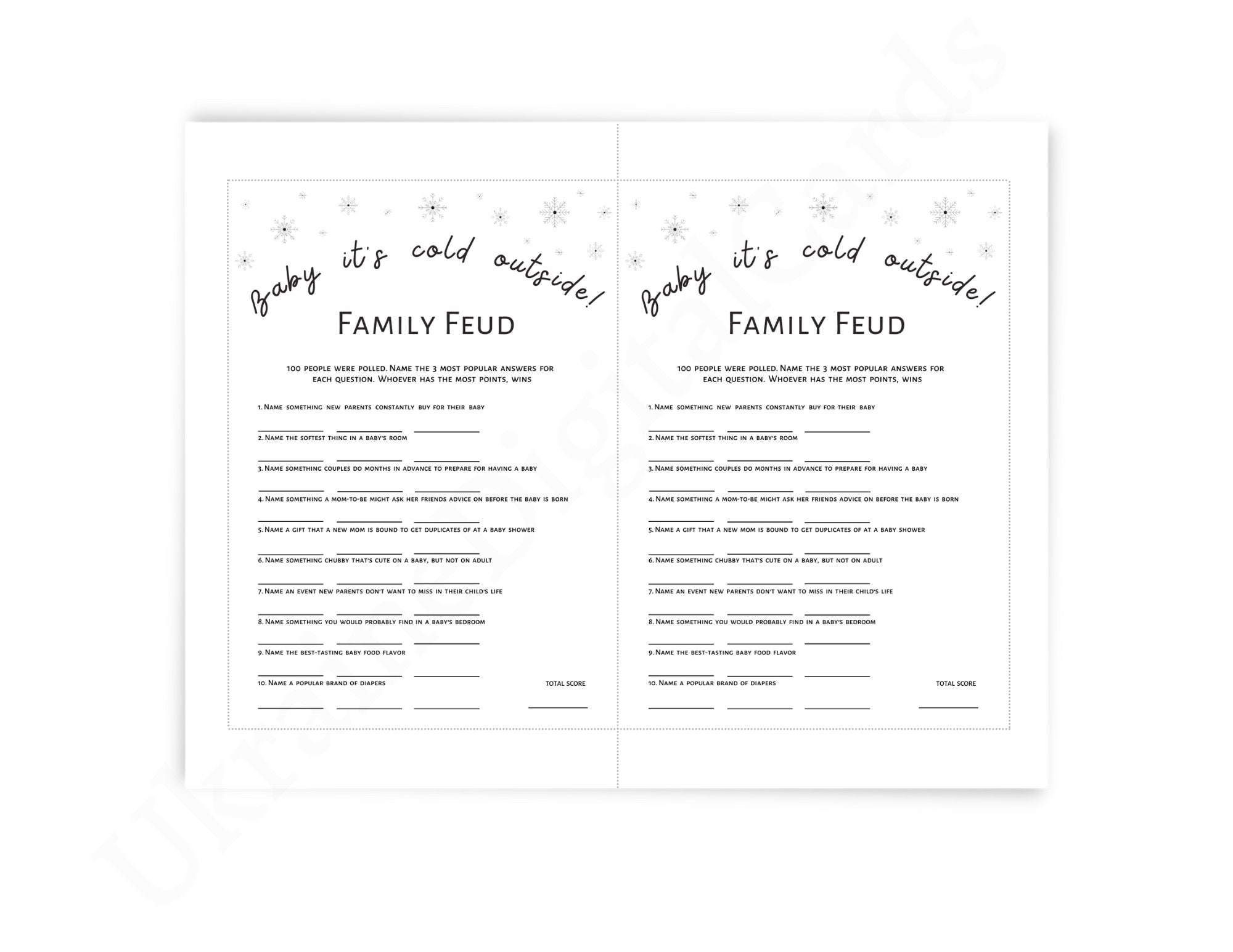 family-feud-game-baby-shower-game-winter-baby-shower-etsy-uk