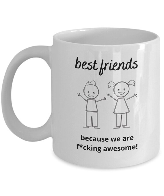 Boy and Girl Best Friends Mug Best Friend Things Best Friend ...