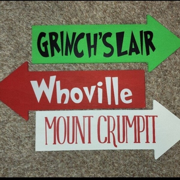 Dr Seuss Directional Signs Etsy UK