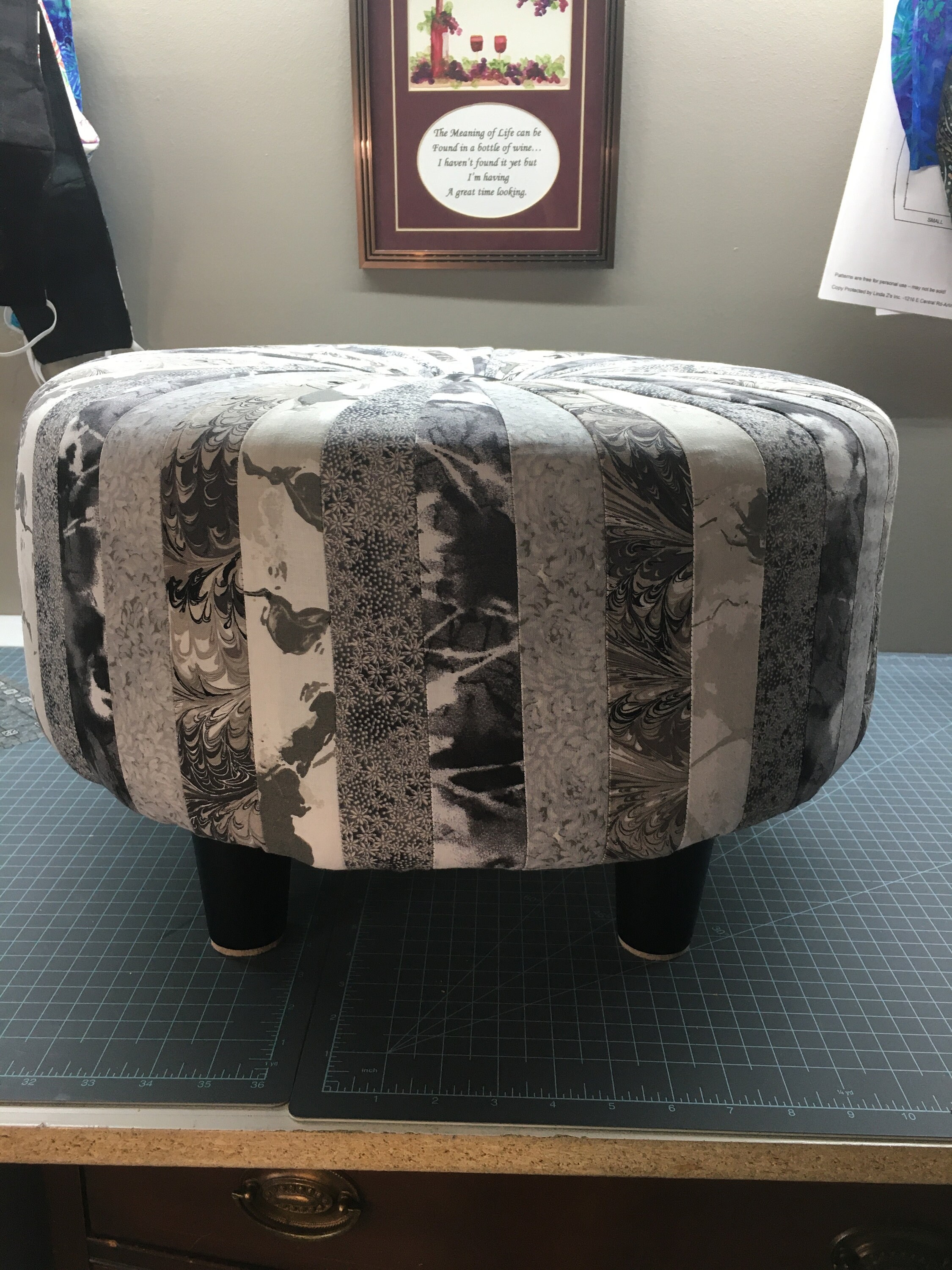 Footstool Hassock Foot Rest Ottoman Etsy