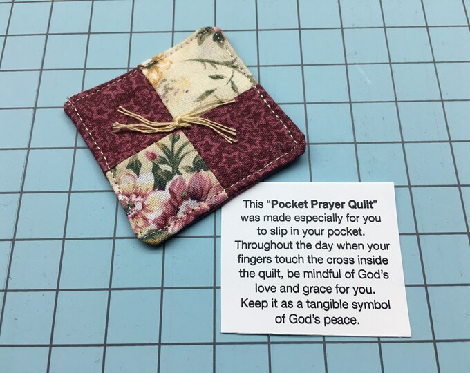 Pocket Prayer Quilt minimum Order of 5 - Etsy