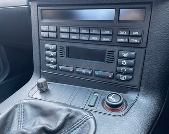 BMW E36 Square AC Climate Control Face for Double DIN Headunit