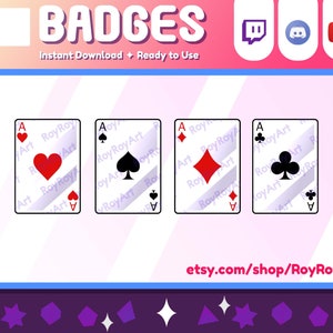 Twitch Sub Badge - Carte da gioco