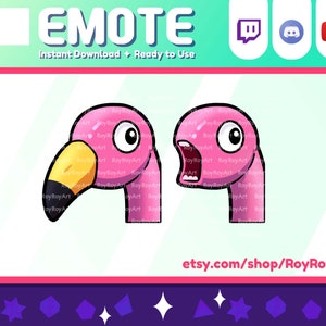 Twitch-emotes - Flamingo-meme