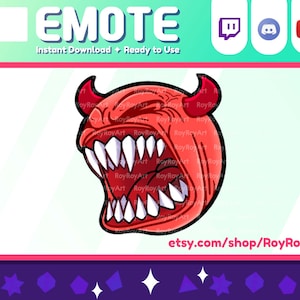 Twitch Emote - Lindo Diablo Malvado Vamos Emote / Sub emoji