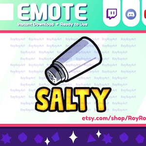 Twitch Emote - SALTY