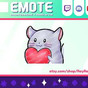Twitch Emote - Chinchilla Love