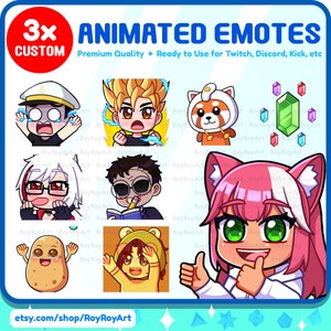 GGWP 3D Animated Emote, Emote Text, Twitch Emote, Kick Emote, Discord  Emotes, Emote Commission, Cute Emotes, Chibi Emotes, Kawaii Emote