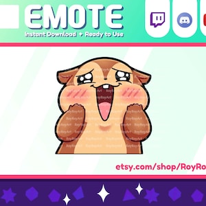 Twitch Emote - Squirrel wow yummy