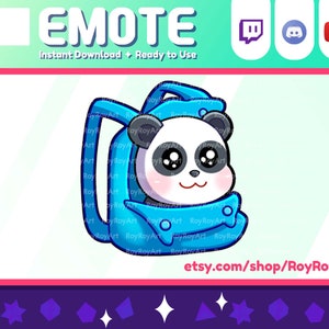 Twitch Emote - Lindo Panda Carry Carried Emote / Sub Emoji