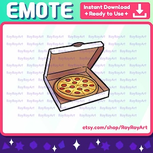 Twitch Emote / sub Badge - Pizza