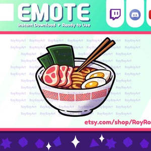 Twitch Emote - Ramen