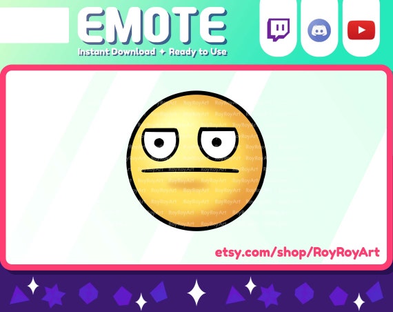 Twitch Emote Unamused Face Meme Emoji 