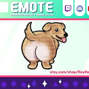 Discord Emote - Dog Butt