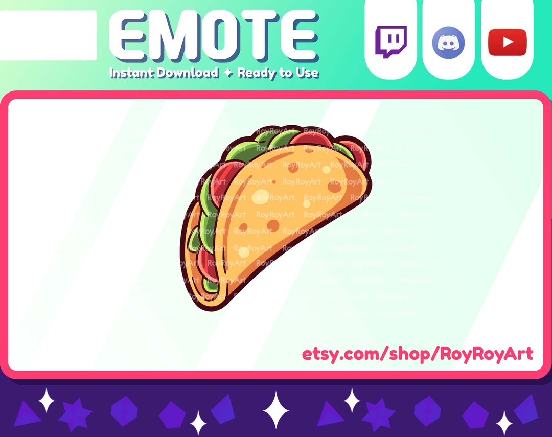 Twitch Emote - TACO - Etsy