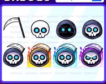 Insignias secundarias de Twitch - Halloween Grim Reaper / Las insignias patean los puntos del canal de contracción de YouTube de la discordia