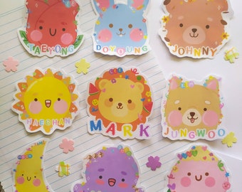 Nct 127 character stickers