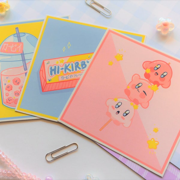 Kawaii Character Mini Prints