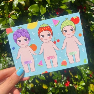 Obst Babie Art Engel Druck ~ Anime Kawaii Sonny Kunstdruck