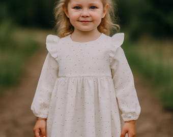 beige baptism dresses Emma Bonnet