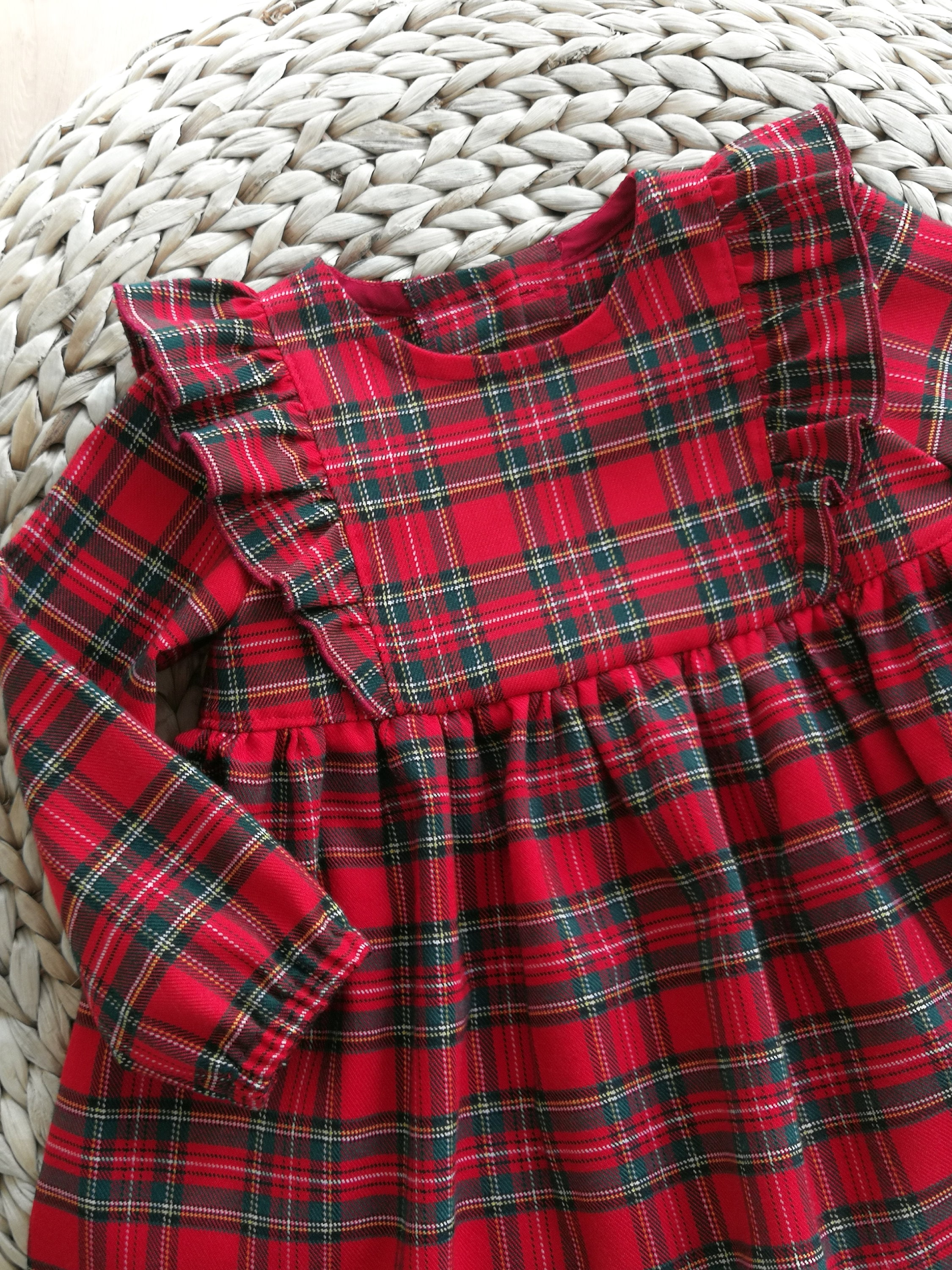 Weihnachtskleid Für Mädchen: Kuscheliges Langarm-Kleid Mit Weihnachtsprint, Perfekt Als Festtags-Outfit